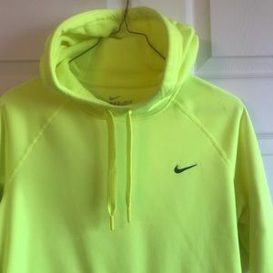 Florescent yellow Thermo-Fit Nike Hoodie